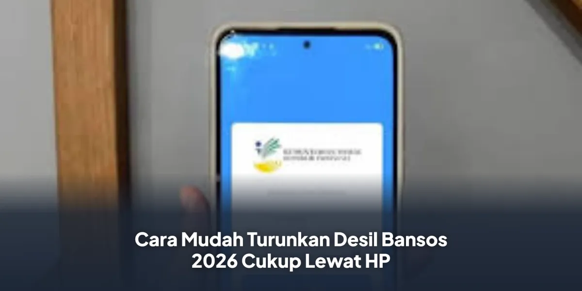 Pembaruan Desil Bansos 2026 Kini Lebih Mudah Lewat Aplikasi