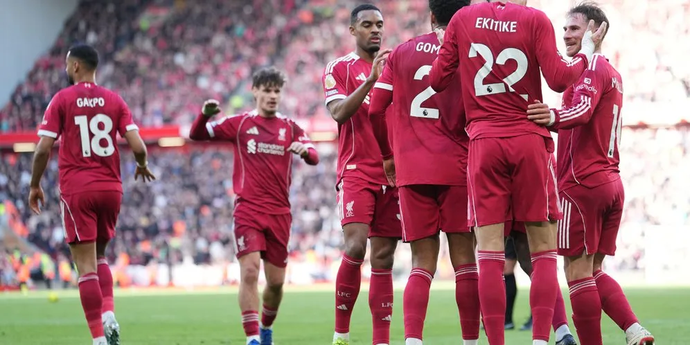 Liverpool Menang Besar 5-2 atas West Ham, Jaga Peluang Liga Champions