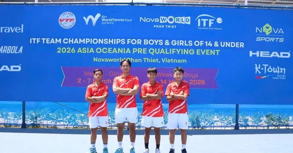 Tim U14 Vietnam Hadapi 13 Negara di Kualifikasi Dunia ITF 2026