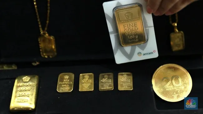 Harga Emas Antam Naik Rp 16.000 Hari Ini