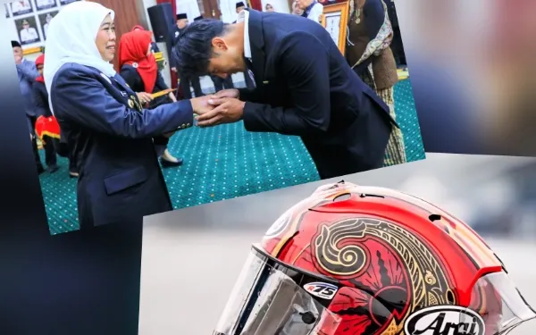 Helm 'Jatim Gerbang Baru Nusantara' Mario Aji Siap Mengawali Musim Balap Moto2 2026