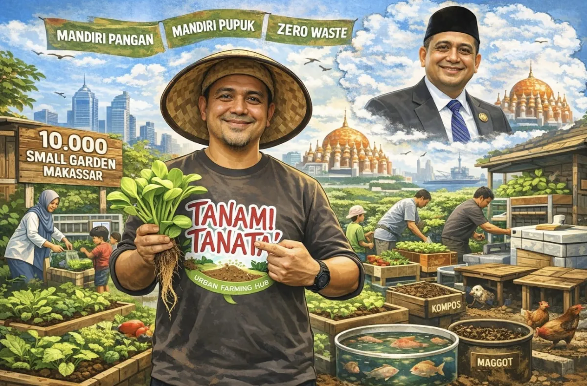 Makassar Siapkan 10.000 Kebun Kecil untuk Kemandirian Pangan