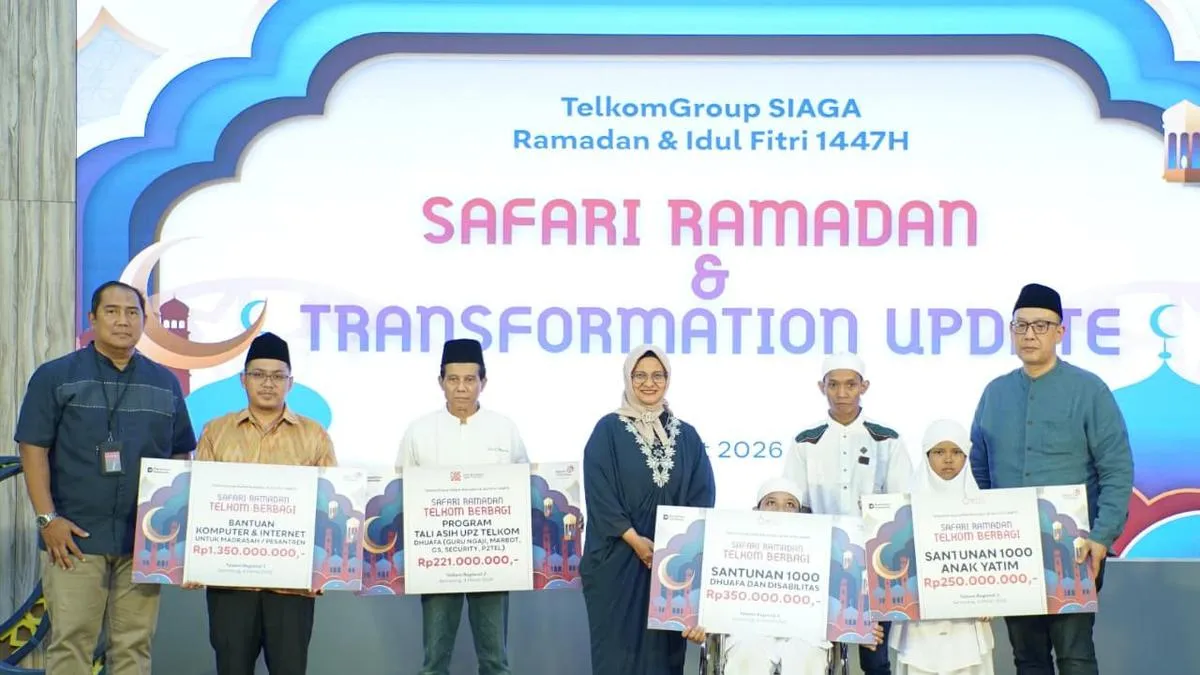Telkom Siapkan 13.700 Teknisi Hadapi Lonjakan Trafik Lebaran 2026