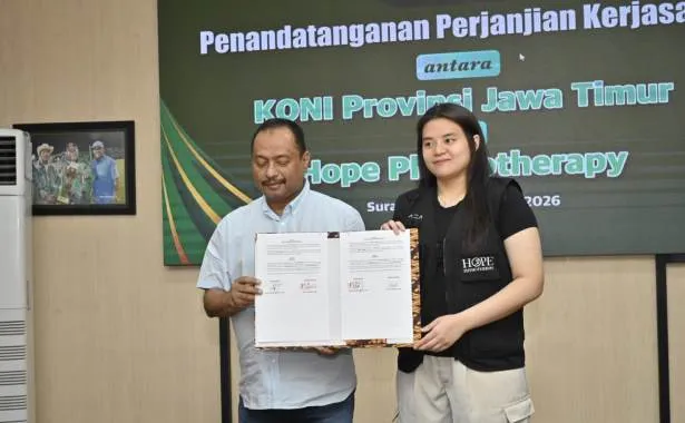 KONI Jatim Perkuat Kerja Sama dengan Hope Physiotherapy untuk Penanganan Cedera Atlet
