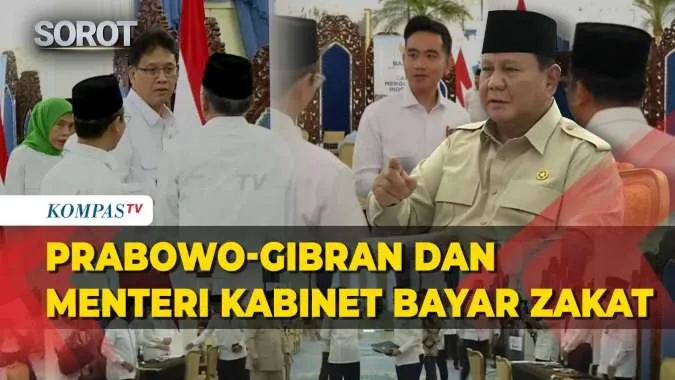 Presiden Prabowo dan Wapres Gibran Serahkan Zakat di Istana