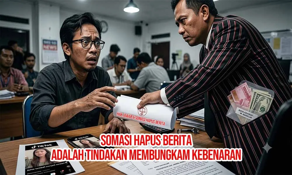 Tuntutan Hapus Berita Dinilai Kriminalisasi Pers, Wilson Lalengke Tolak Somasi Martin Manoluk