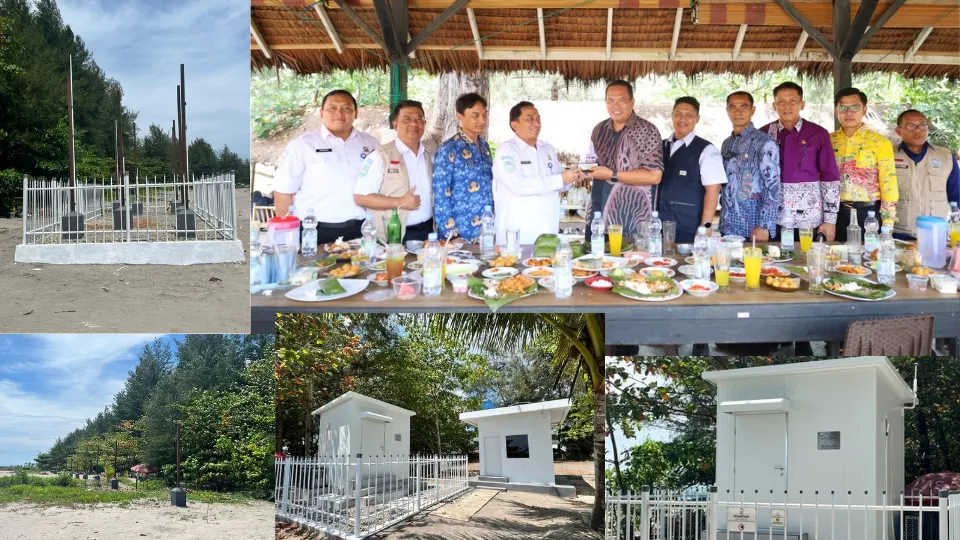 Kunjungan BMKG Pusat Tinjau Kesiapan HF Radar di Kota Pariaman
