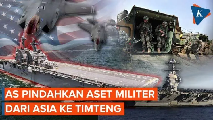 AS Alihkan Aset Militer ke Timur Tengah, Ketegangan dengan Iran Meningkat