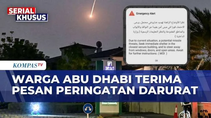 Peringatan dan Suara Ledakan Terdengar di Abu Dhabi Akibat Ketegangan AS-Israel dan Iran