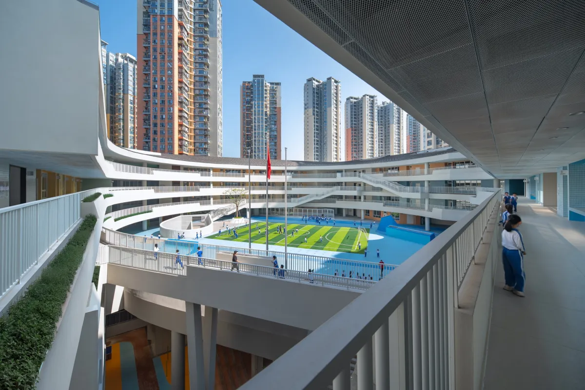 Sekolah Weiwu oleh MENG YAN: Desain Arsitektur Modern