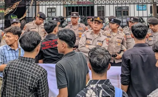 Demo Masyarakat Tuntut Kejelasan Penanganan Kasus Smart Village Mandailing Natal