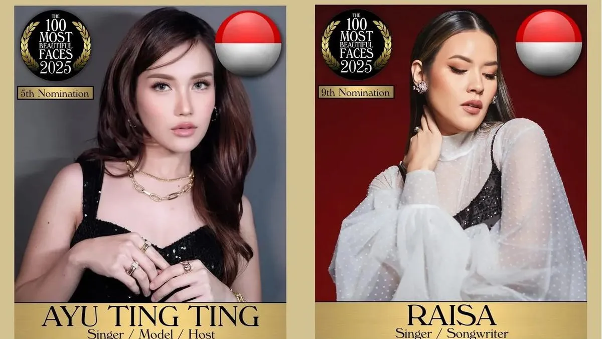 16 Artis Indonesia Masuk Daftar 100 Wanita Tercantik Dunia 2025