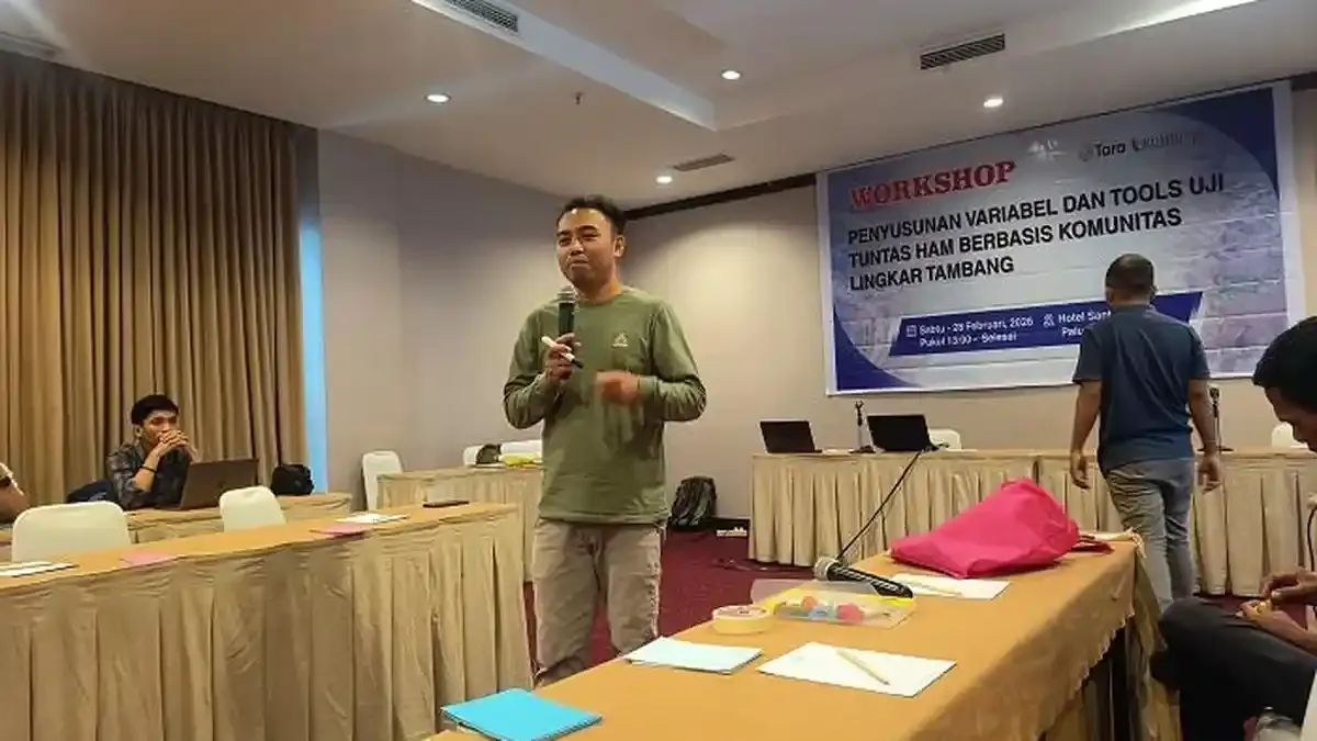 Yayasan KOMIU Selenggarakan Workshop Uji Tuntas HAM untuk Komunitas Lingkar Tambang
