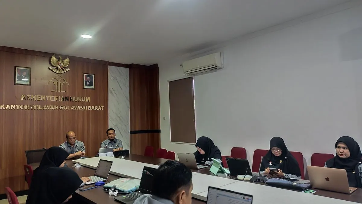 Kemenkum Sulbar Matangkan Harmonisasi Empat Ranperkada untuk Kualitas Hukum Daerah