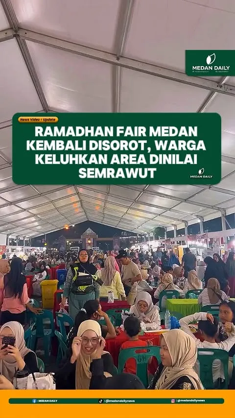 Keluhan Warga Warnai Event Ramadhan Fair di Masjid Raya Medan