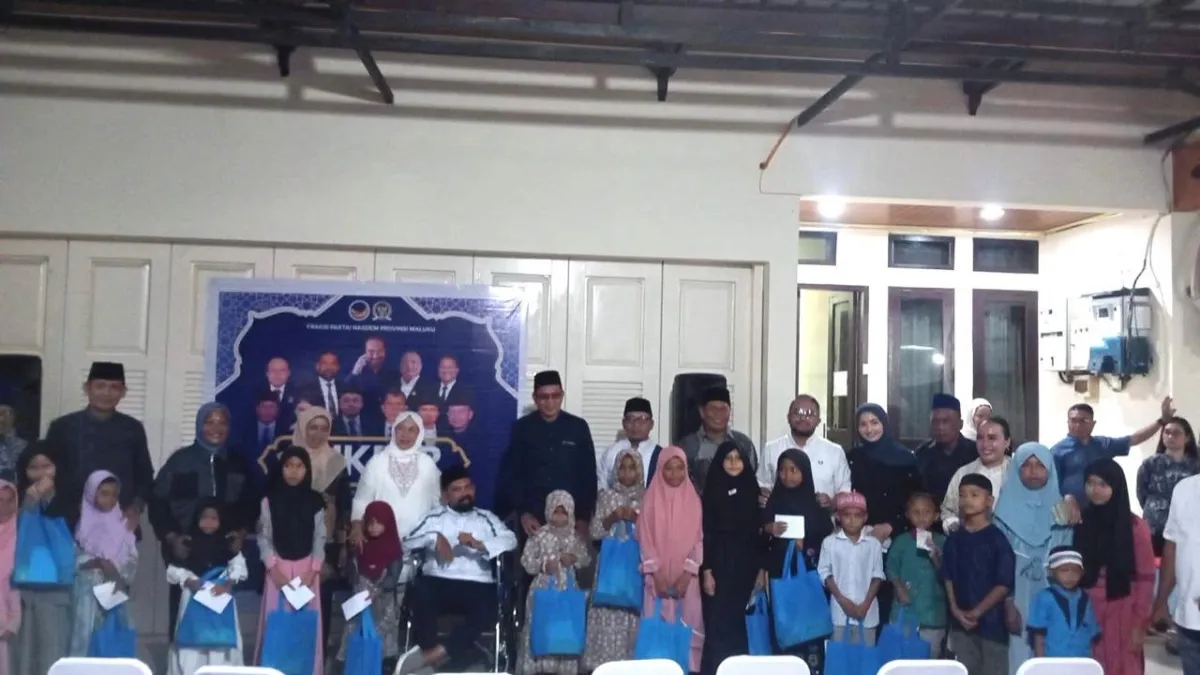 DPW Partai NasDem Maluku Gelar Buka Puasa Bersama Anak Yatim Piatu