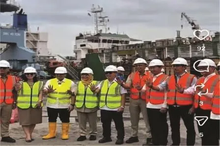 Pelindo Tanjung Priok Sambut Kedatangan Sapi Impor dari Australia