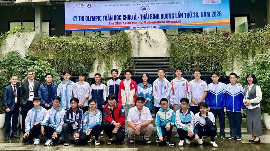 Daftar 10 Siswa Terbaik Vietnam di Olimpiade Matematika Asia 2026 Diumumkan