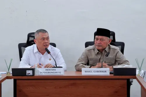 Menhub dan Wagub Malut Siapkan Angkutan Lebaran 2026
