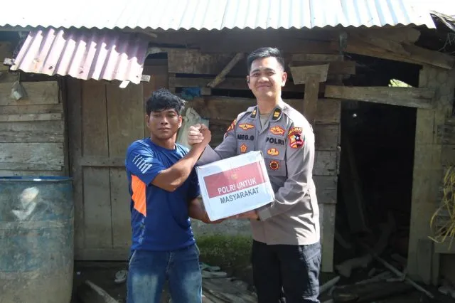 Mahasiswa STIK Berikan Bantuan Sosial untuk Pemulihan Warga Pante Ceureumen