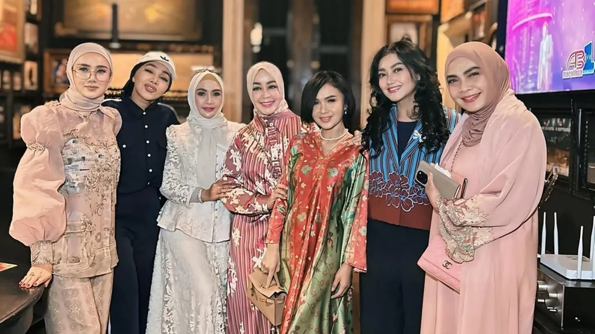 Mulan Jameela Ajak Geng Artis Buka Puasa Bersama di Restoran Ahmad Dhani