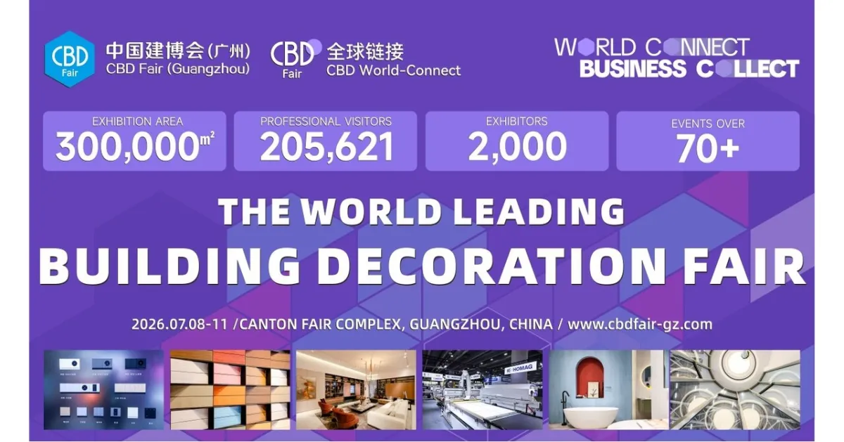 CBD Guangzhou 2026 Hadirkan Inovasi Smart Home dan Dekorasi Bangunan Global