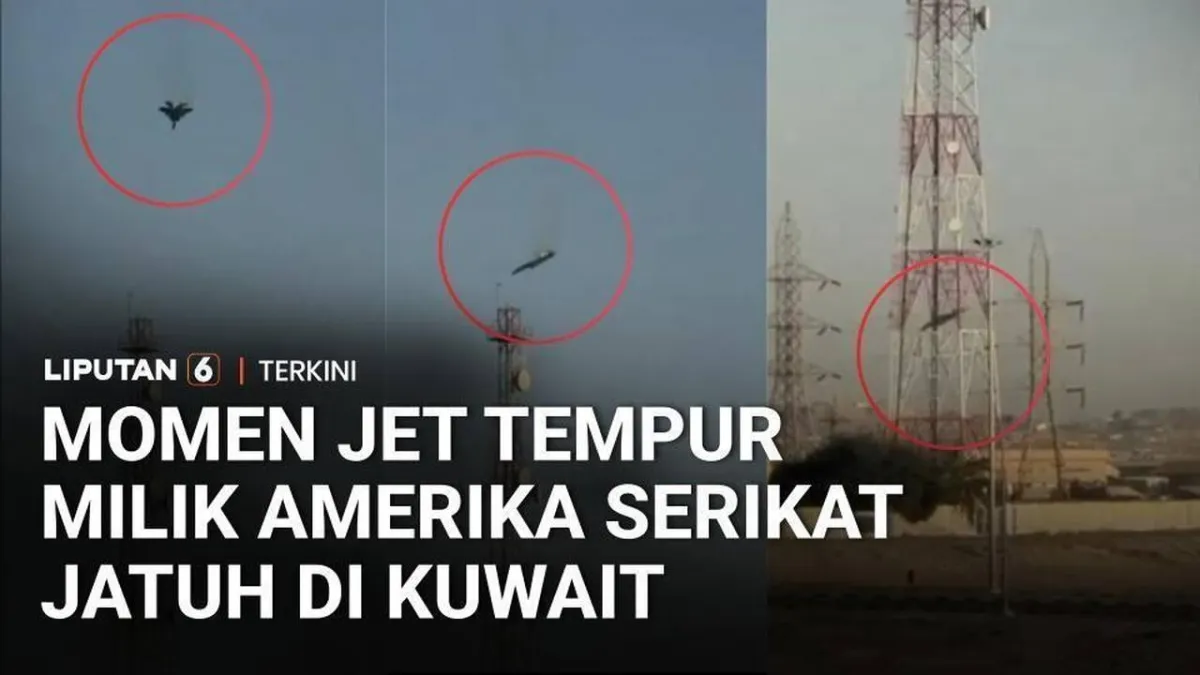 Jet Tempur F-15 AS Jatuh di Kuwait, Semua Awak Selamat