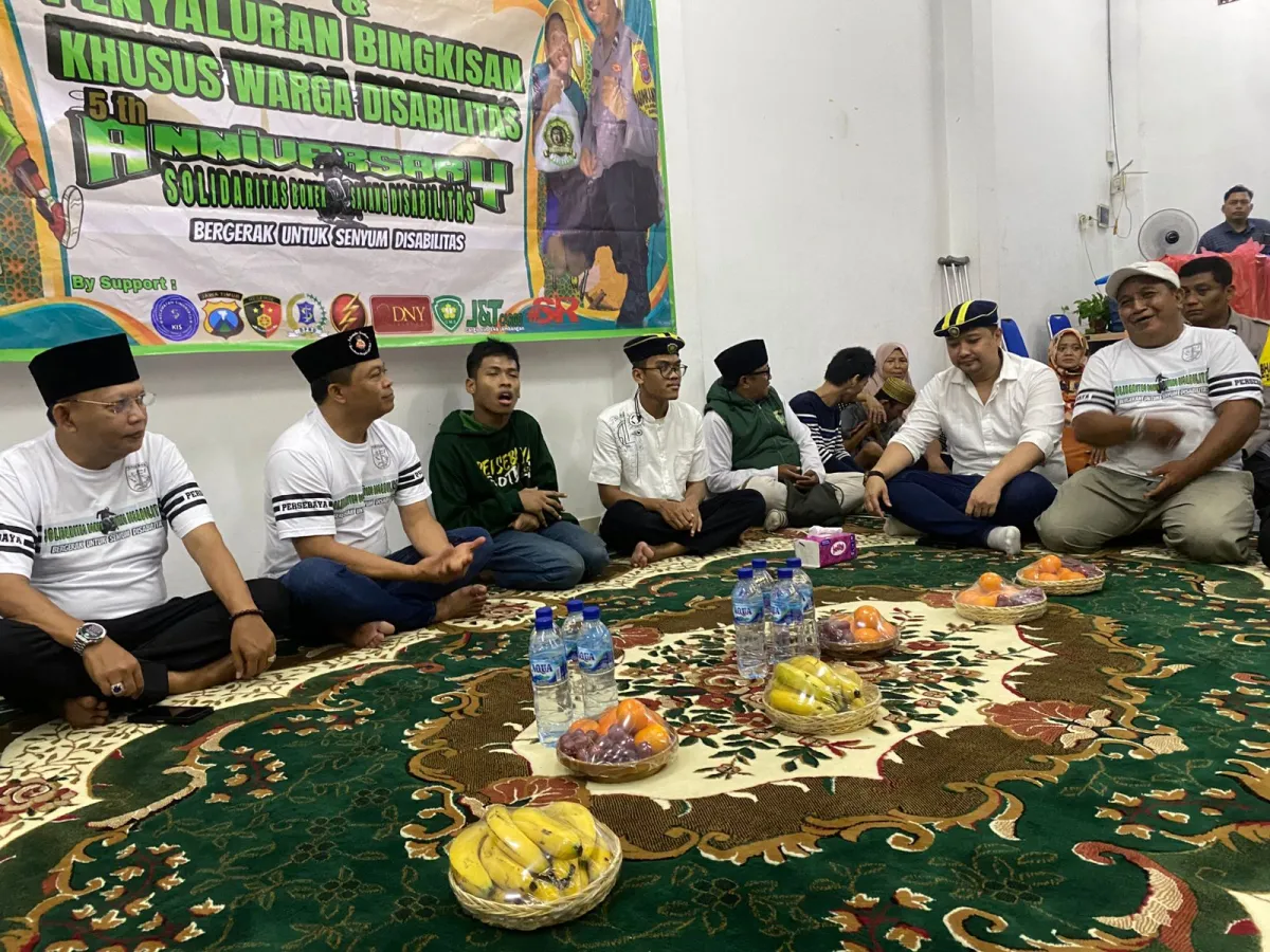Kapolrestabes Surabaya Gelar Buka Puasa Bersama Anak Disabilitas