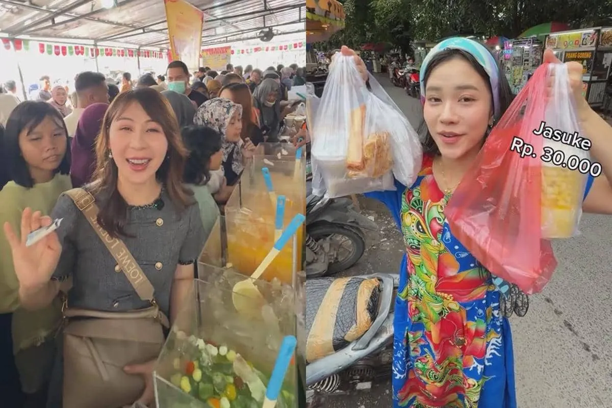 Artis Antusias Berburu Takjil Ramadan 2026