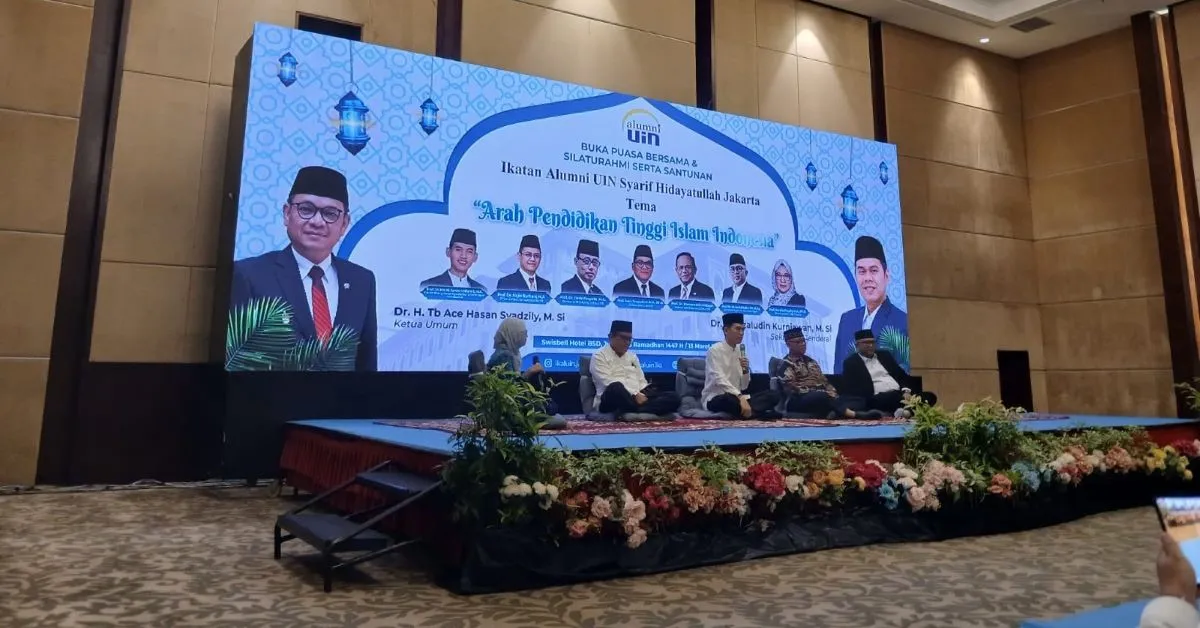 Rektor UIN Jakarta Paparkan Tiga Fokus Pengembangan dalam Silaturahmi Alumni