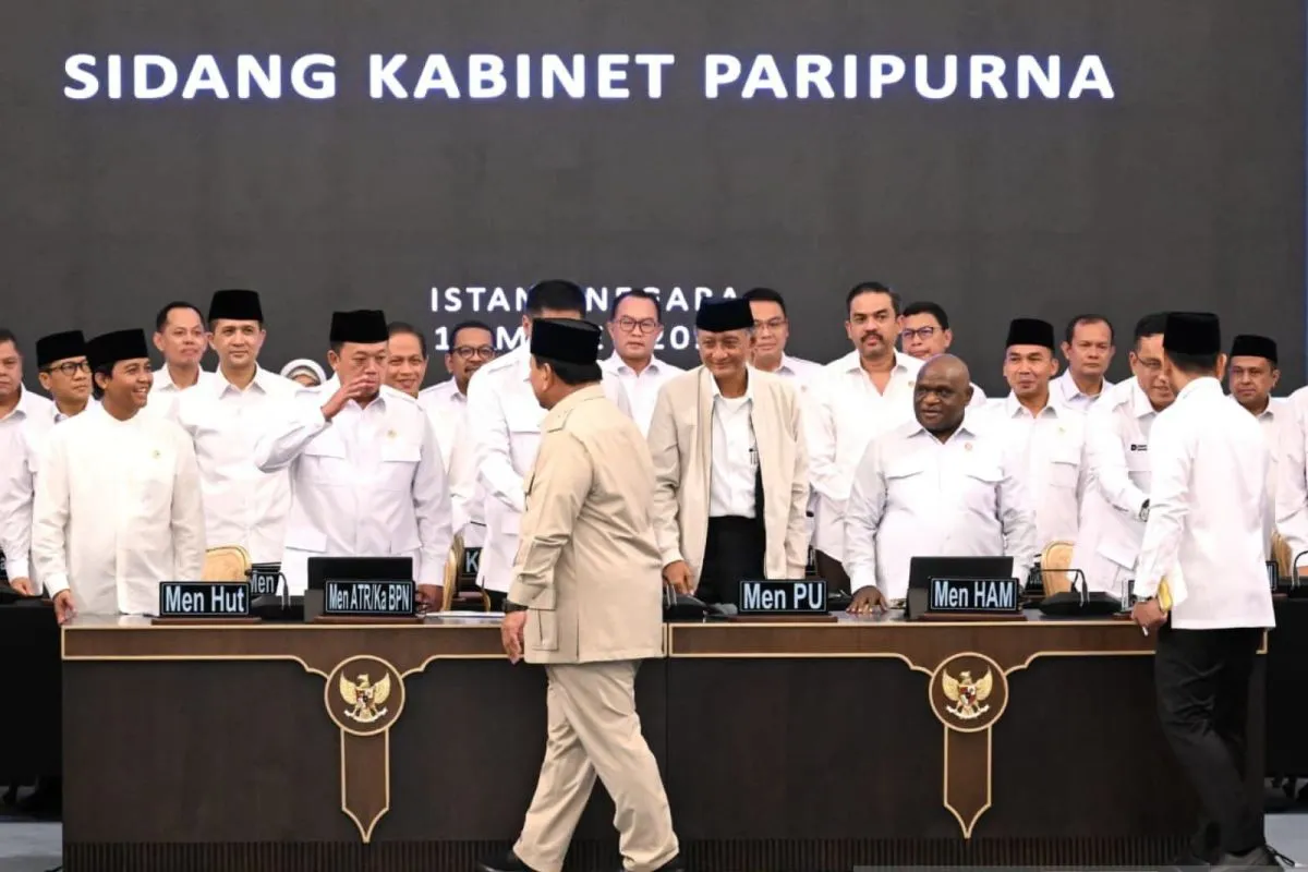 Prabowo Ajak Kabinet Rayakan Idul Fitri dengan Kesederhanaan