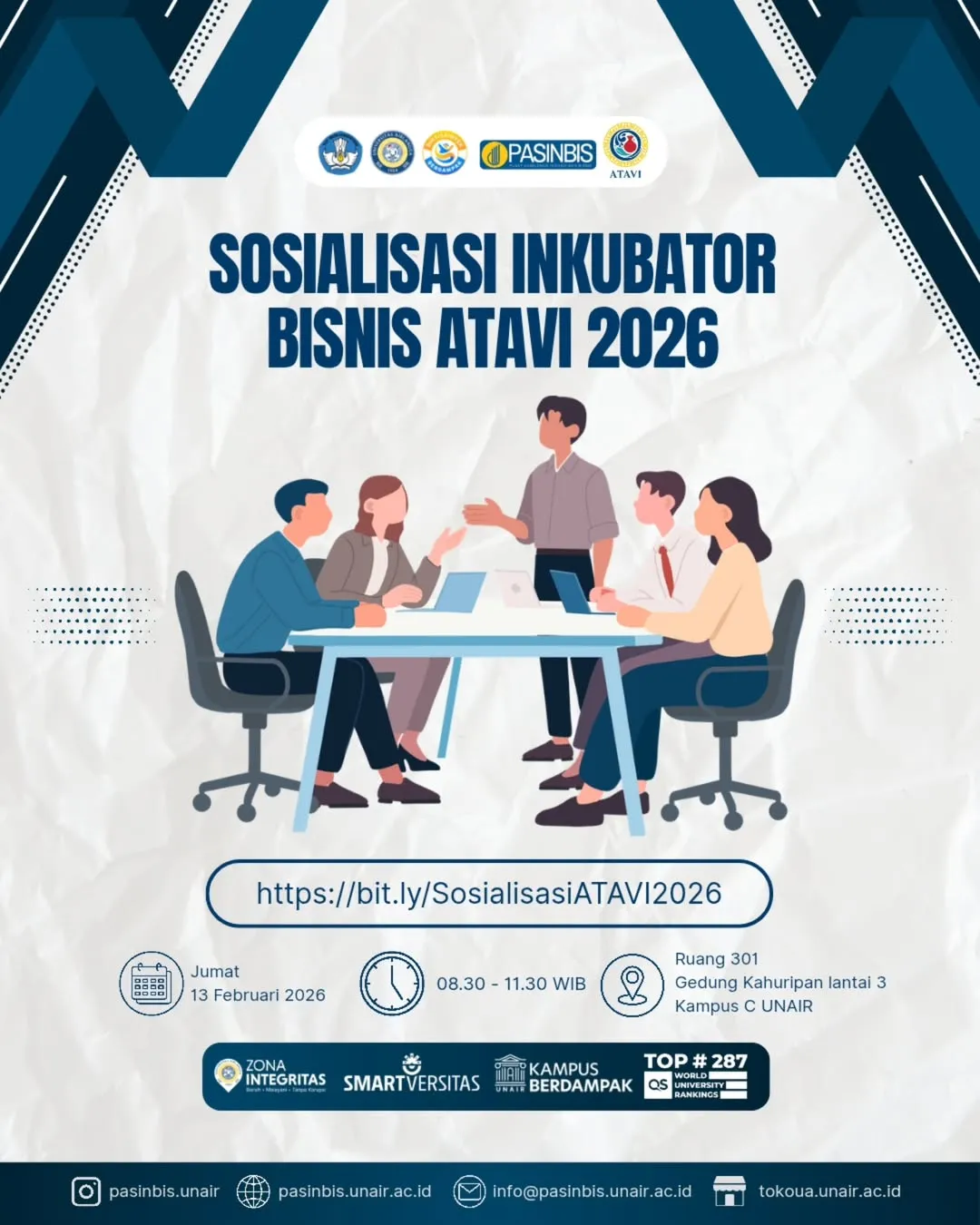 UNAIR Gelar Sosialisasi ATAVI 2026 untuk Tingkatkan Kewirausahaan Mahasiswa