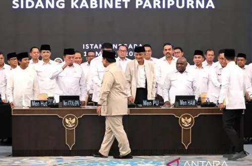Prabowo Minta Kabinet Rayakan Idul Fitri dengan Sederhana