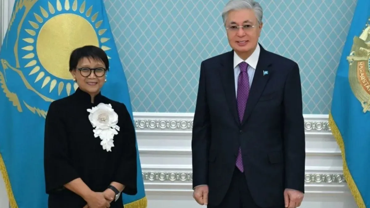 Retno Marsudi dan Presiden Kazakhstan Bahas Krisis Air Global