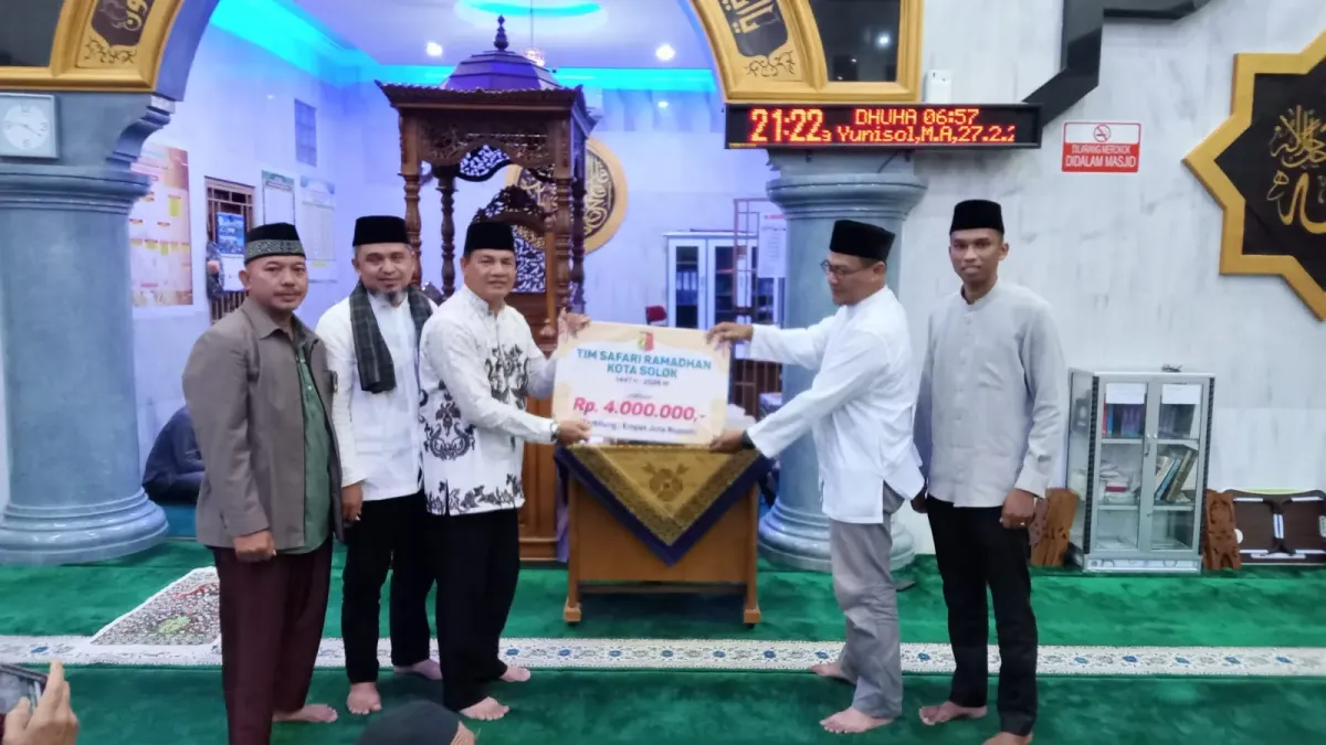 Pemkot Solok Gelar Safari Ramadan dan Sampaikan Program Pembangunan