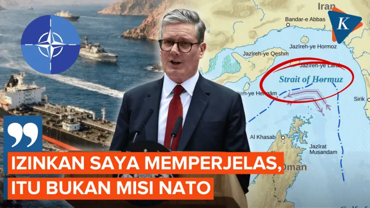 Inggris Tegaskan Operasi Selat Hormuz Tidak di Bawah NATO