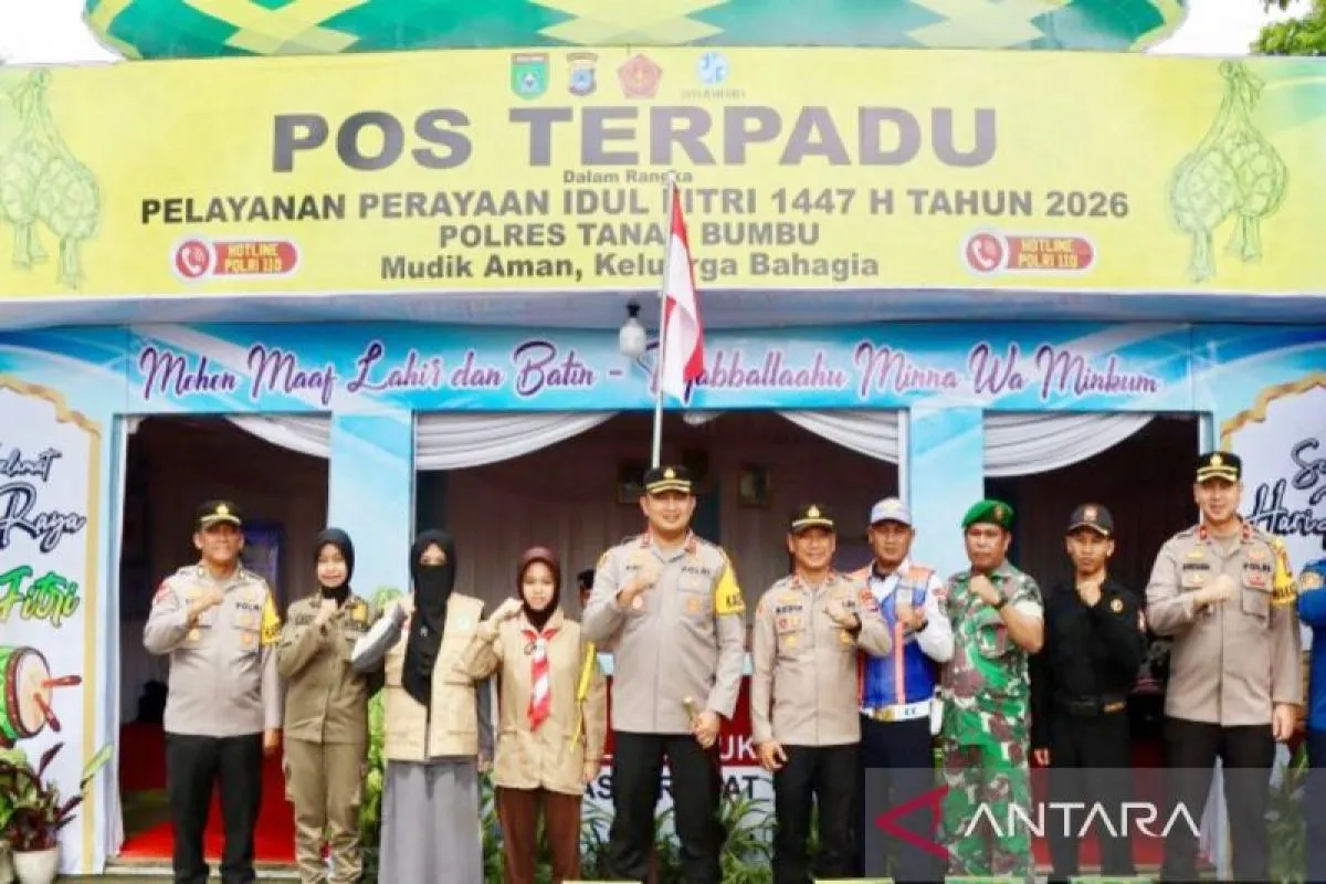 Polres Tanbu Luncurkan Panel Data Digital untuk Pemudik Selama Operasi Ketupat 2026