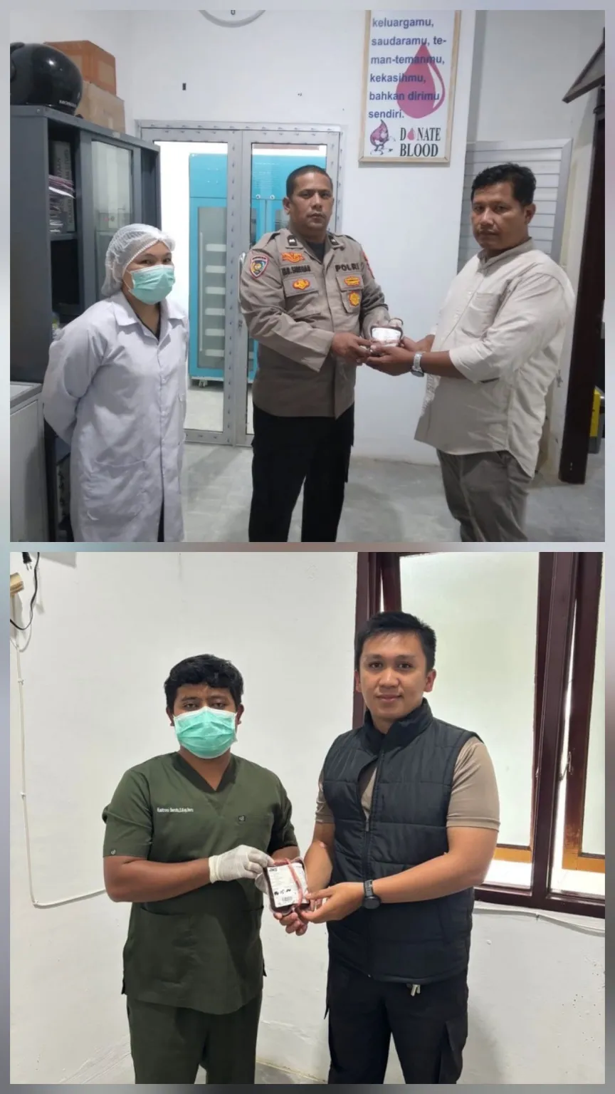Polres Pakpak Bharat Gelar Donor Darah untuk Warga di Bulan Ramadhan