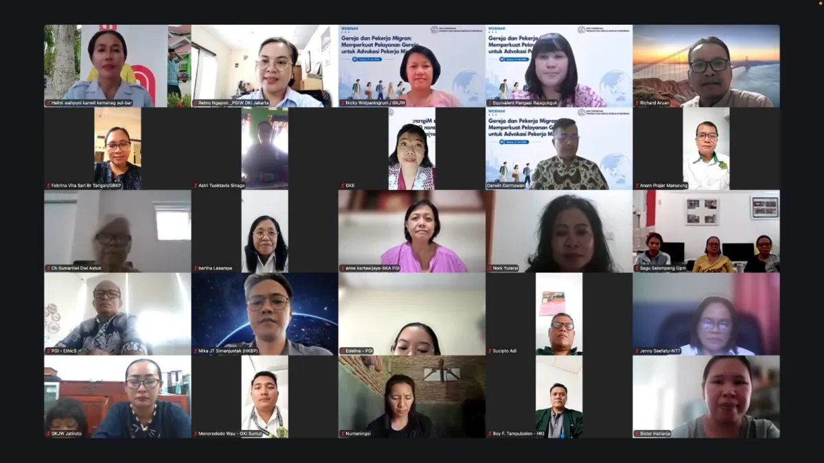 PGI Selenggarakan Webinar untuk Advokasi Pekerja Migran
