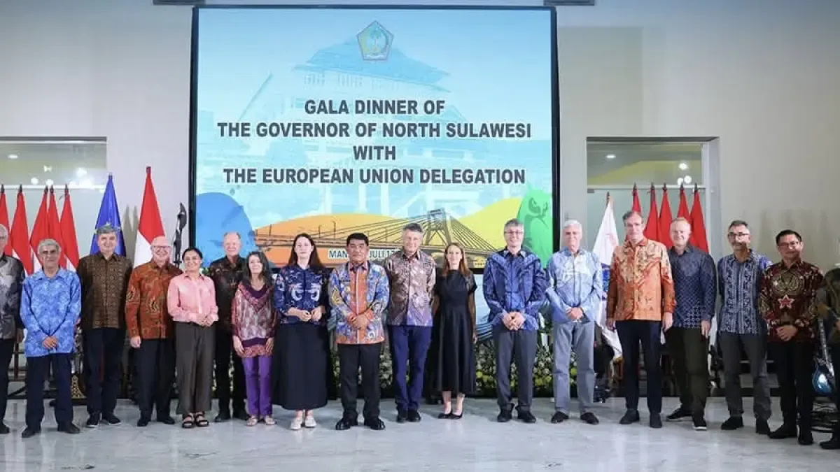 Gubernur Yulius Selvanus Jamu Delegasi Uni Eropa, Perkuat Kerja Sama Ekonomi Biru dan Konservasi Laut