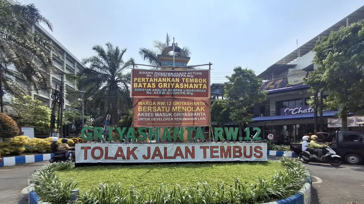 Jalur Alternatif Menuju Perumahan Griyashanta Malang Saat Portal Gerbang Utama Ditutup