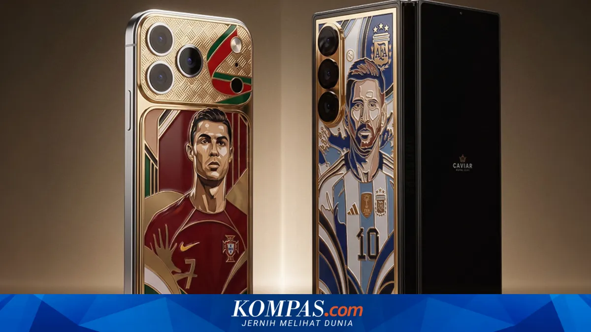 Caviar Luncurkan Ponsel Mewah Edisi Messi dan Ronaldo dengan Produksi Terbatas