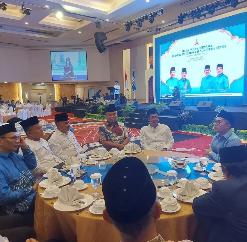 Buka Puasa Bersama DPD Partai Demokrat, Dr. Maruli Siahaan Tegaskan Pentingnya Silaturahmi Politik