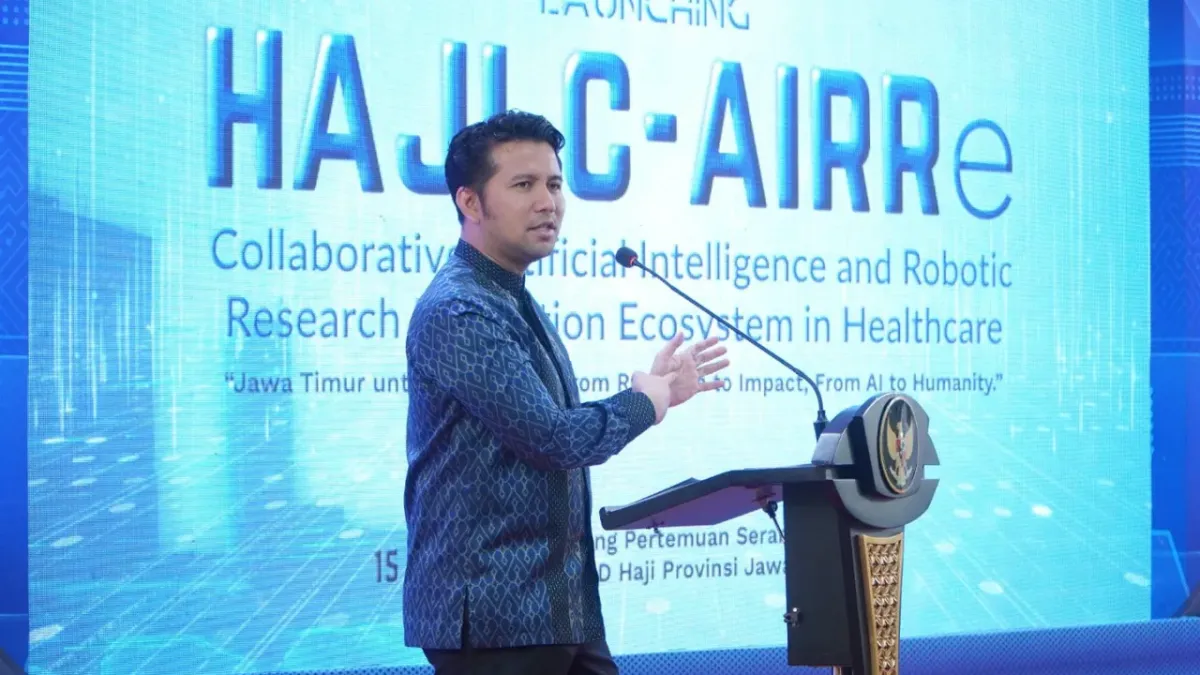 RSUD Haji Jawa Timur Luncurkan Haji C-AIRRe, Ekosistem AI dan Robotika untuk Layanan Kesehatan