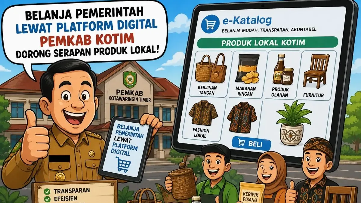 Pemkab Kotim Genjot Peningkatan Produk Lokal Melalui Belanja Digital