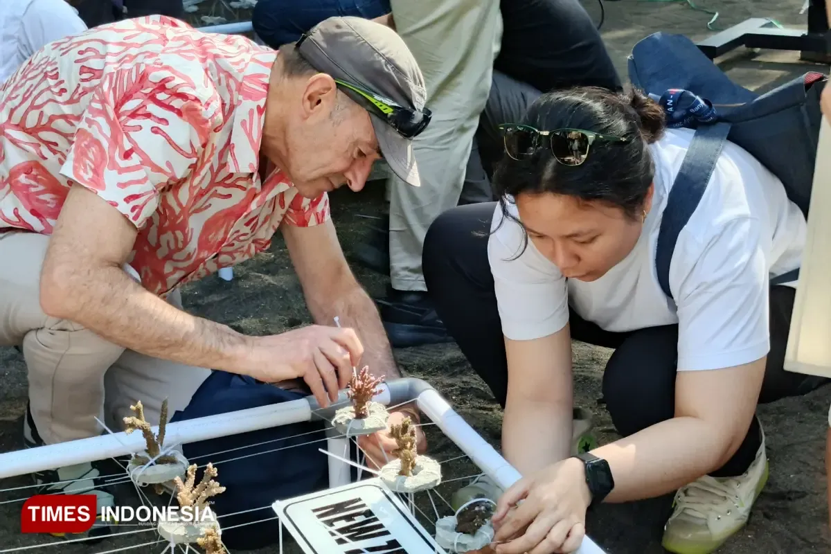 Delegasi ASEAN-ID Blue Pelajari Konservasi Laut di Bangsring Underwater Banyuwangi