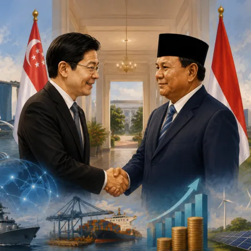Pertemuan Prabowo dan Lawrence Wong Bahas Kerja Sama Strategis Indonesia-Singapura