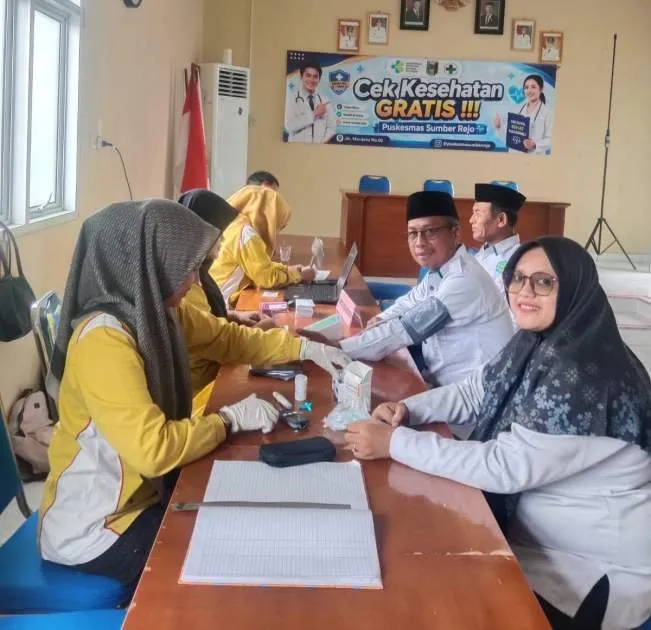 KUA Waway Karya Dukung Program Pemeriksaan Kesehatan Gratis