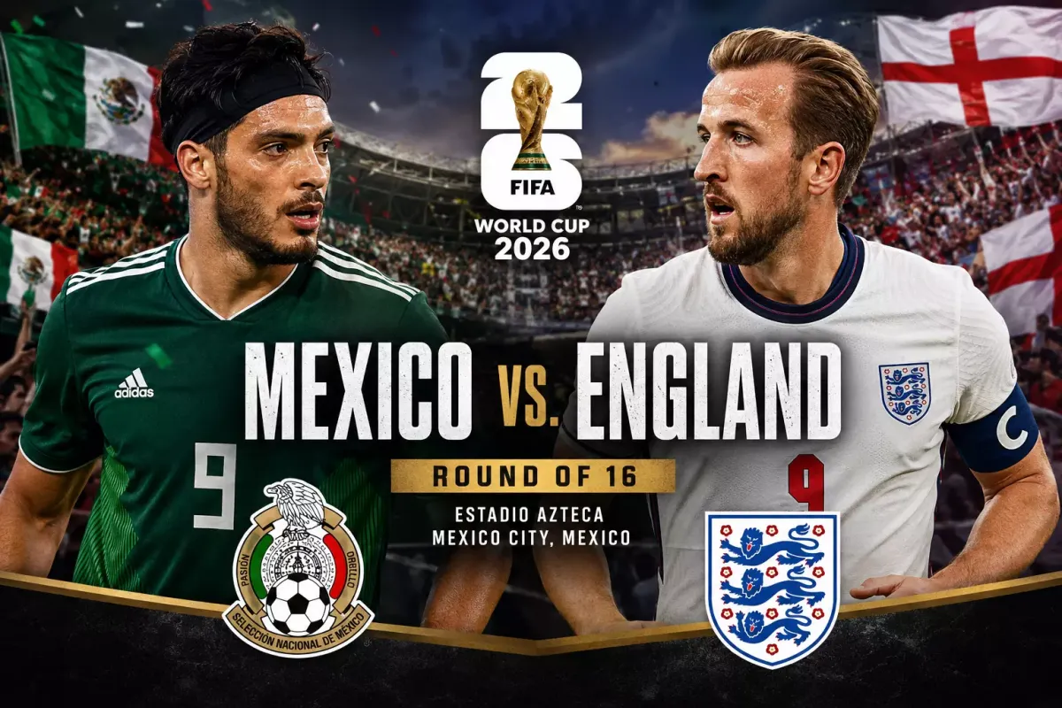 Streaming Pertandingan Mexico vs Inggris