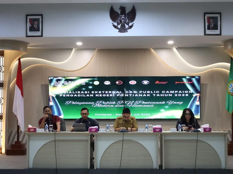 Pengadilan Negeri Pontianak Bersama Pemkot Luncurkan Pelayanan Hukum Berbasis Teknologi